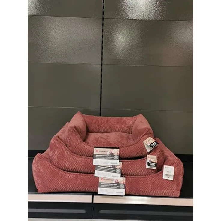 Flamingo Korb Reno Rechteck Lachsrosa 100x80x25cm, Tier-Schlafplatz aus Kunststoff – Bild 5