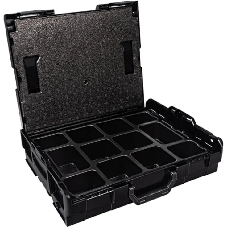 L-BOXX 1000010126 Kleinteileeinsatz 12 Mulden für L-BOXX 102, schwarz Kunststoff – Bild 4