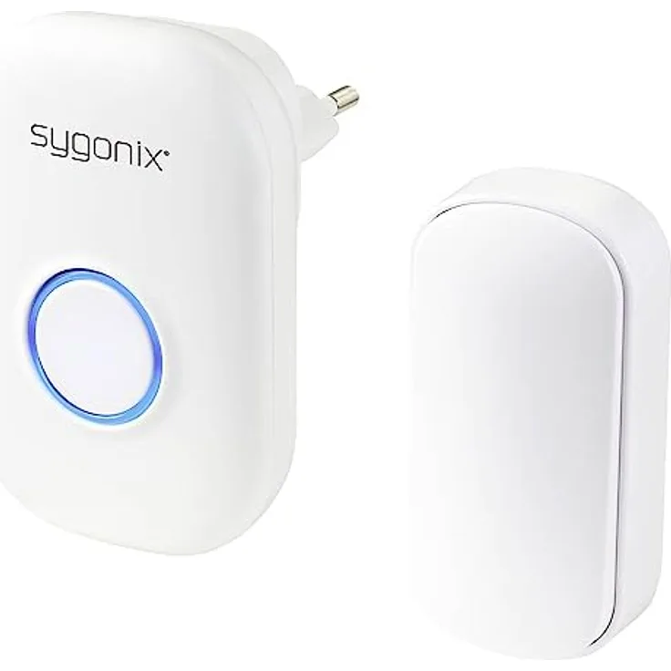 sygonix SY-5225388 Funkklingel Komplett-Set batterielos, mit Blitzlicht