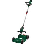 Parkside Akku-Rasentrimmer 20V 3in1 Trimmer Multitrimmer PAMT 20-Li A1, 3-in-1-Kombigerät: City-Rasenmäher, Trimmer und Kantenschneider, Aluminium/Kunststoff/Nylon