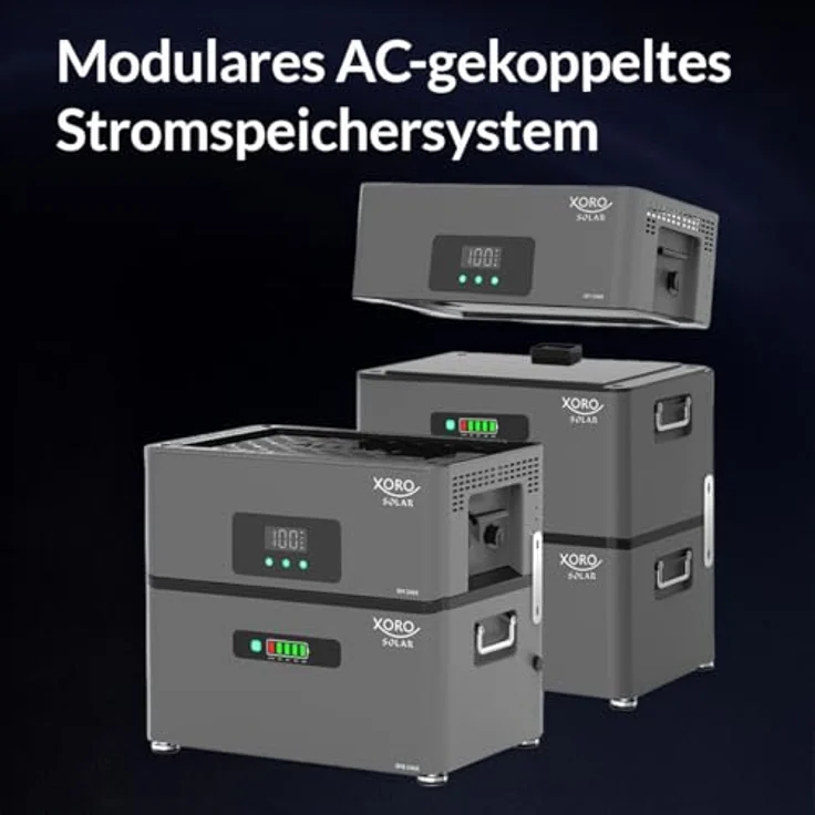 XORO SOLAR ATLAS-F 7.2 kWh Stromspeicher, AC-gekoppelt, erweiterbar bis 12 kWh, IP65, mit Notstromfunktion – Bild 3