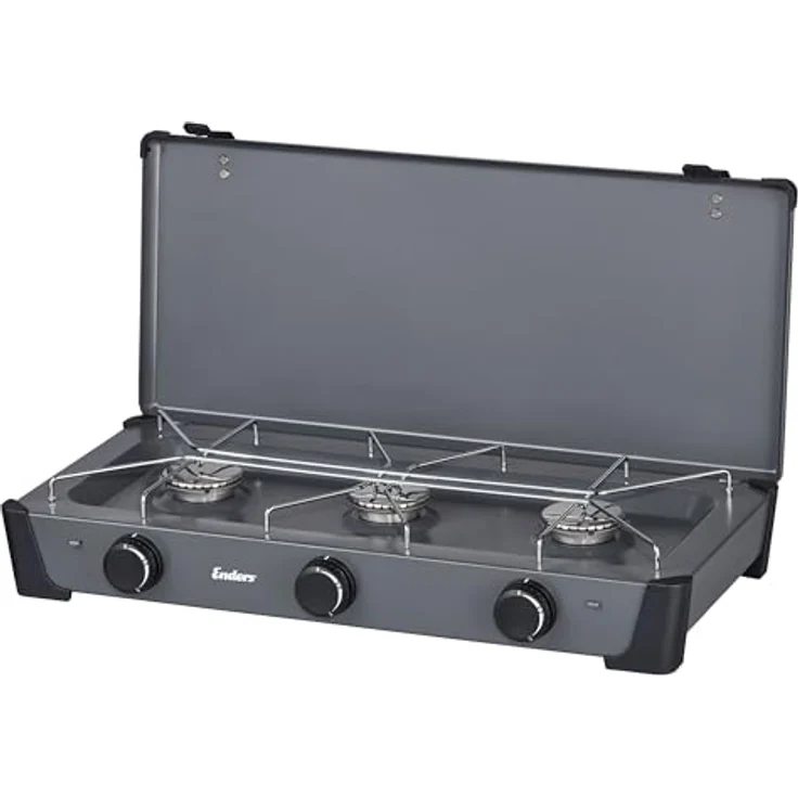 Enders® Bondy 3, Gasgrill mit 3 stufenlos regulierbaren Brennern, verchromtem Topfständer und abnehmbarem Deckel – Bild 1