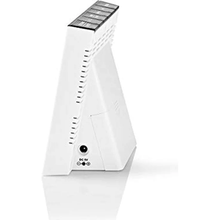 Nedis Wetterstation Uhr WEST404BK, Funkwetterstation mit Farbdisplay, Innentemperatur- und Aussentemperaturmessung, Schwarz/Weiss, mit Wecker und Hygrometer – Bild 9