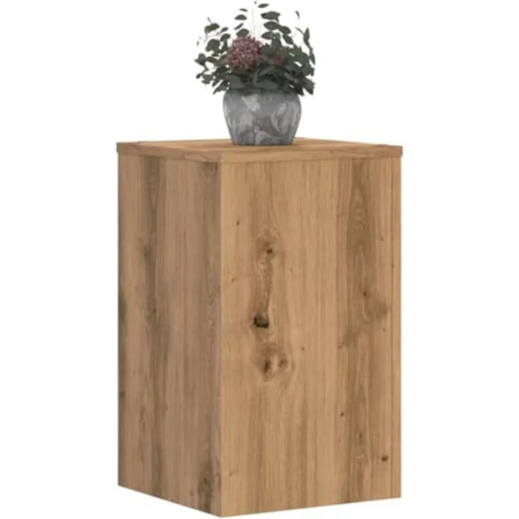 vidaXL Blumenständer Pflanzenständer 2 Stk Artisan-Eiche 30x30x50 cm Spanplat – Bild 3
