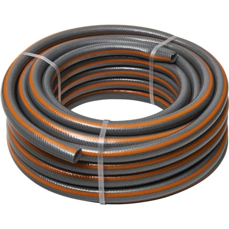 Werkapro Gartenschlauch, verstärkt, Grau ET Orange 3700723407076 – Bild 2