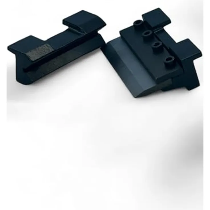 DeTec Biegebacke 100mm mit Magnet Schraubstockbacke Schonbacken Abkantbacken, geeignet für Blechbearbeitung bis zu 2 mm Dicke