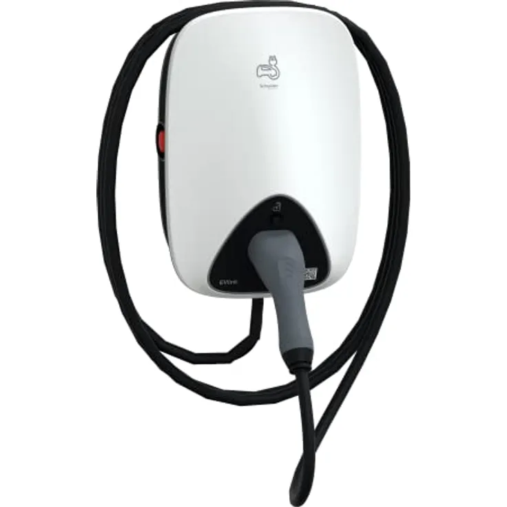 Schneider Electric - Wallbox 11KW EVlink Home,T2 Kabel, Ladesäule Elektroauto zum sicheren Laden im Heimbereich, EVH4S11NC