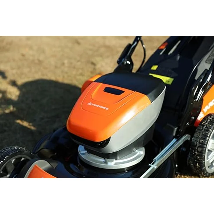 YARD FORCE Akku-Rasenmäher LM C46-EU, 46 cm Schnittbreite, 7-fach Schnitthöhenverstellung, inkl. Mulchfunktion und Fangkorb 55 l – Bild 4