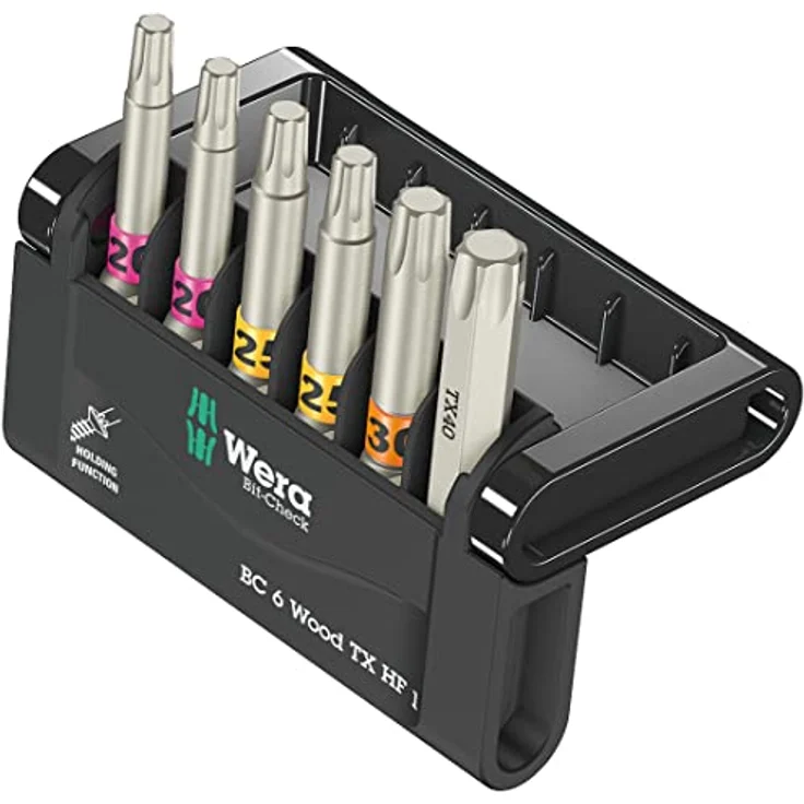 Wera - 05056470001 - Bit Sortiment, Bit-Check 6 Wood TX HF 1, 6-teilig - Preisvergleich – Bild 1
