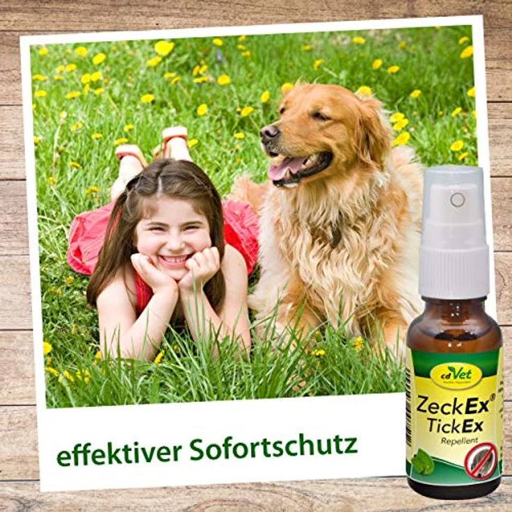 cdVet ZeckEx Zeckenabwehr-Spray 20 ml - Sofortschutz mit Langzeitwirkung für Mensch und Tier, natürliches Zeckenmittel ohne synthetische Zusatzstoffe, dermatologisch getestet, 50 ml, 750 – Bild 5