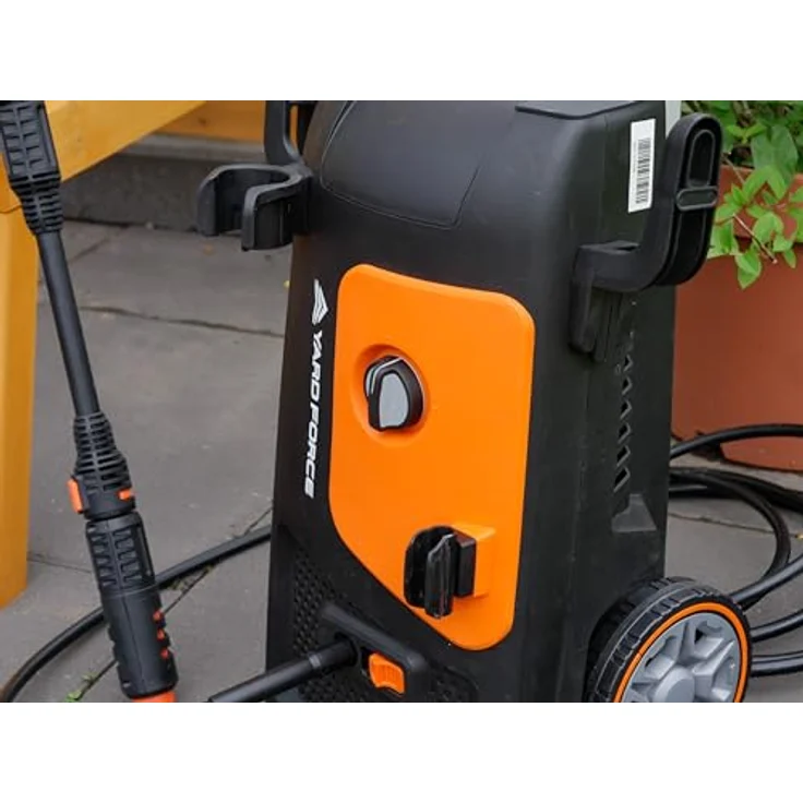 Yardforce Hochdruckreiniger EW U13B, 1800-Watt-Universalmotor mit 135 bar Druck, inklusive Schaumpistole und Vario-Düse – Bild 12