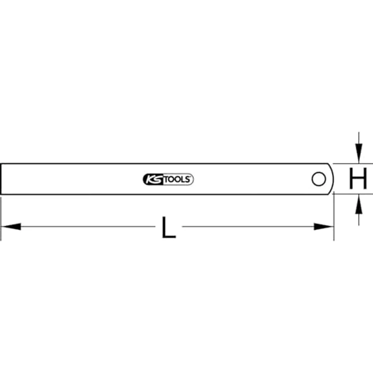 KS Tools 300.0118 Halbflexibler Stahlmaßstab, 2000mm – Bild 5