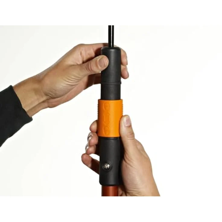 Original Fiskars Universaladapter für die Nutzung aller Gartenwerkzeugköpfe zur Kombination von einem QuikFit Stiel, Länge 17 cm, Kunststoff, Schwarz-Orange, QuikFit, 1000617 - Preisvergleich – Bild 4