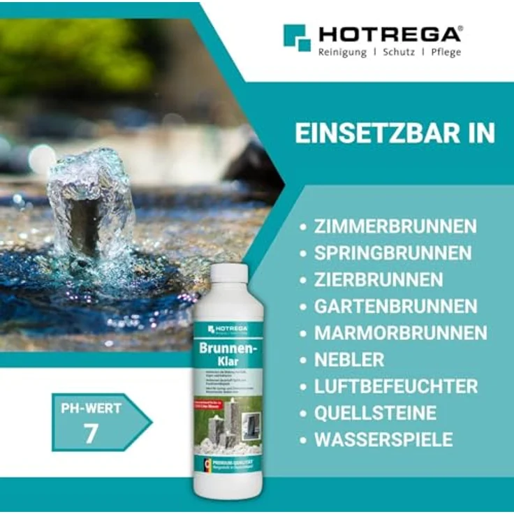 HOTREGA Brunnen-Klar 500 ml – Bild 4