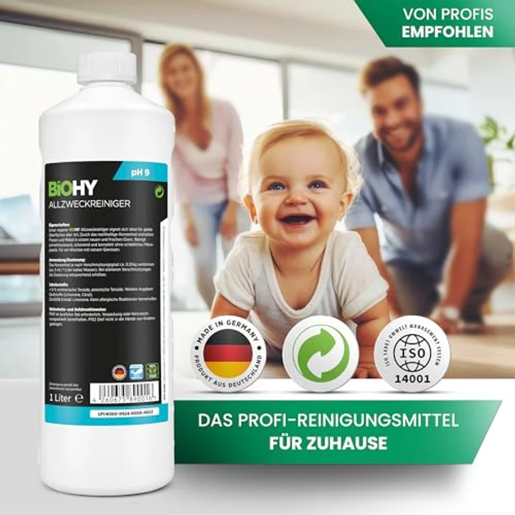 BiOHY Allzweckreiniger 10 Liter Kanister - Effektiver Allzweckreiniger für alle Oberflächen – Bild 6