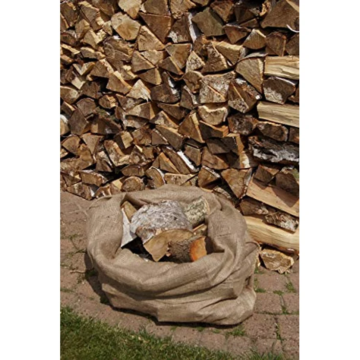 Meister Jutesäcke 105 x 60 cm - 3er Set - 50 kg Traglast - Ökologische Säcke aus Naturfaser - 100 % Jute - Strapazierfähig - Kartoffelsack - Frostschutz - Nikolaussack - Sackhüpfen - 9960920 – Bild 2