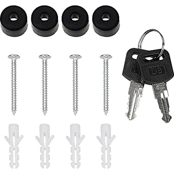 ECD Germany Standbriefkasten mit Zeitungsfach, Design Briefkasten mit Pfosten, Briefkastenanlage Briefkastenständer Ständer 2 Füße Silber metallic 120cm Edelstahl, Postkasten Anthrazit-Holzoptik Stahl – Bild 5