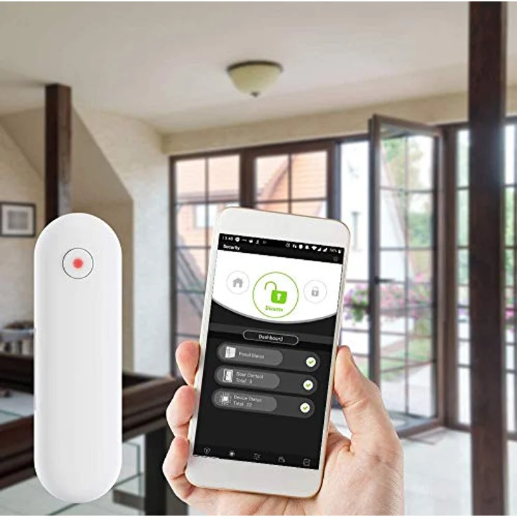 Blaupunkt Funk-Tür-Fensterkontakt DC-S4 I Zubehör für Blaupunkt Alarmanlagen der SA- und Q-Serie I Fenstersicherung und Türsicherung I Sensor und Magnet I weiß – Bild 2