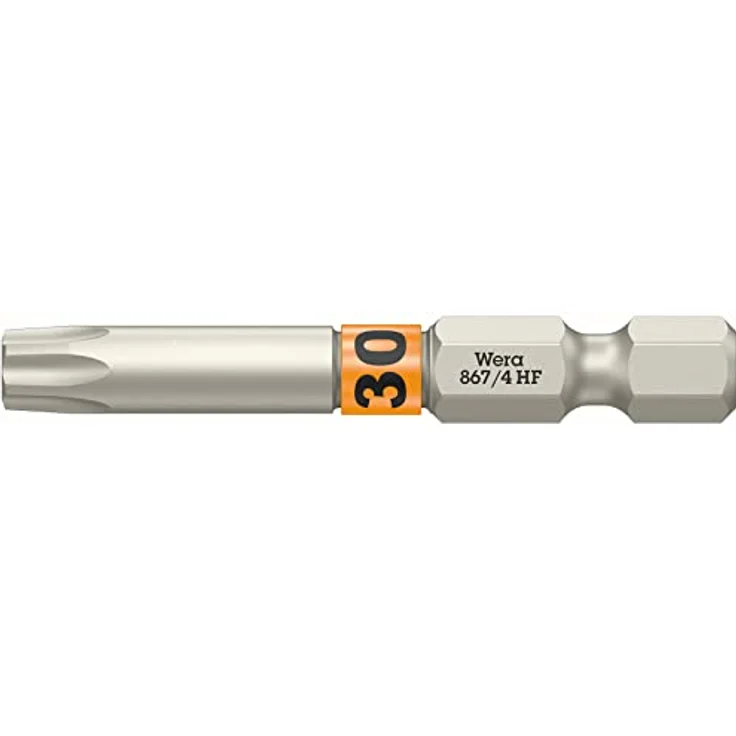 Wera 867/4 Torx-Bit TX 30 mit Haltefunktion, 1/4"-Sechskant, hohe Klemmkraft für Innen TORX® Schrauben – Bild 1