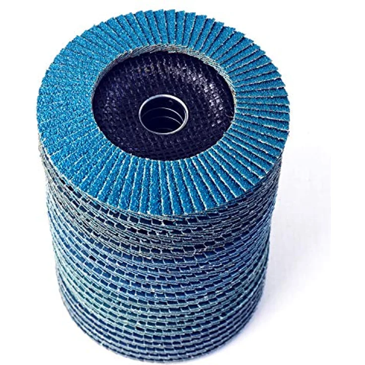 S&R Fächerschleifscheiben Set 20 St., 125 x 22,23 mm, Profi Qualität, T29, für Stahl und Edelstahl, 5x Körnung P40/60/80/120 – Bild 2