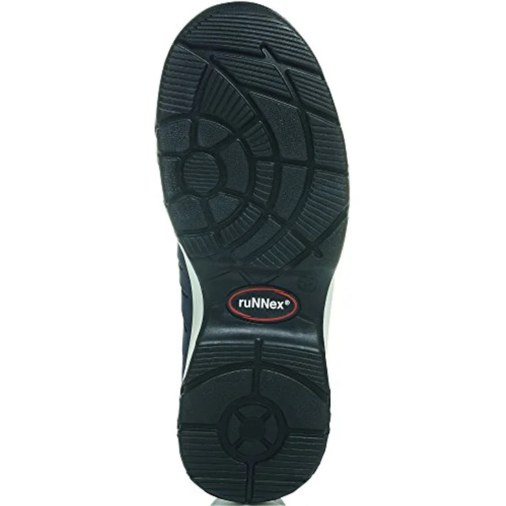 BIG Arbeitsschutz RUNNEX® S1P-ESD-Sicherheitsschnürstiefel FlexStar, hoch atmungsaktiv, Alu-Protection-Kappe, rutschfeste PU-Sohle, Blau/Weiß/Grau – Bild 5