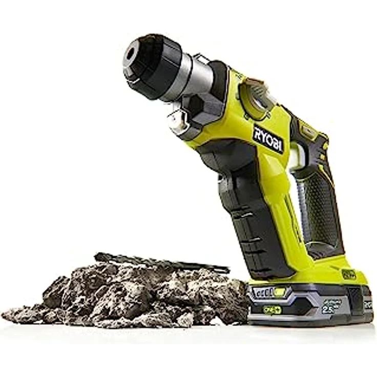 Ryobi 5133002305 Akku-Kombi-Hammer SDS-Plus Typ R18SDS-0 18 V, Schwarz, Grün – Bild 3