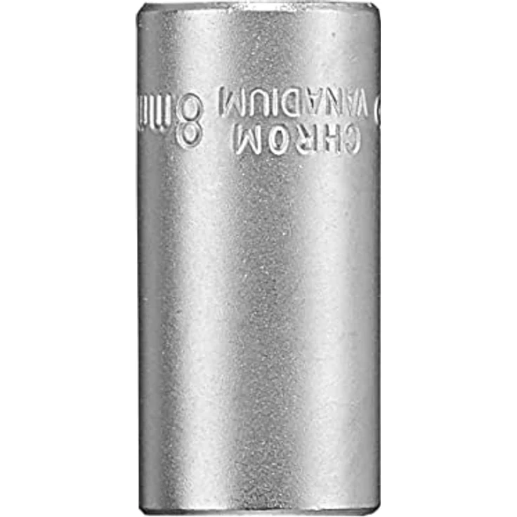 kwb Bit- und Steckschlüsselset PROFI, Steckschlüsseleinsätze 1/4″ x 8 mm, CV-Stahl, matt verchromt, Wellenprofil, Ecken gerundet, bessere Kraftübertragung – Bild 1