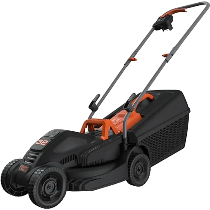 BLACK+DECKER Rasenmäher BEMW351, 32cm, schwarz-orange, 1.000 Watt – Bild 2