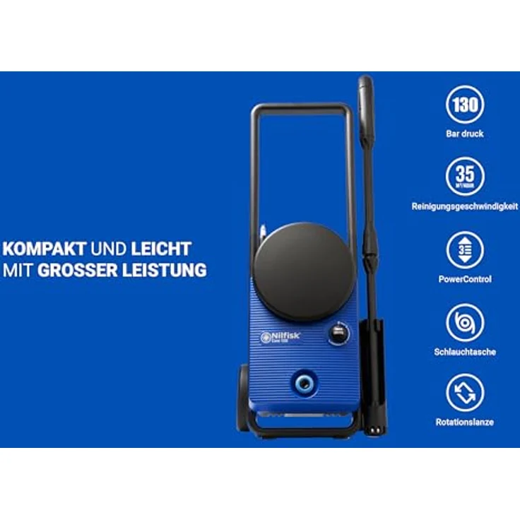 Nilfisk Core 130-6 PowerControl - EU Hochdruckreiniger Fördermenge pro h 462 – Bild 2
