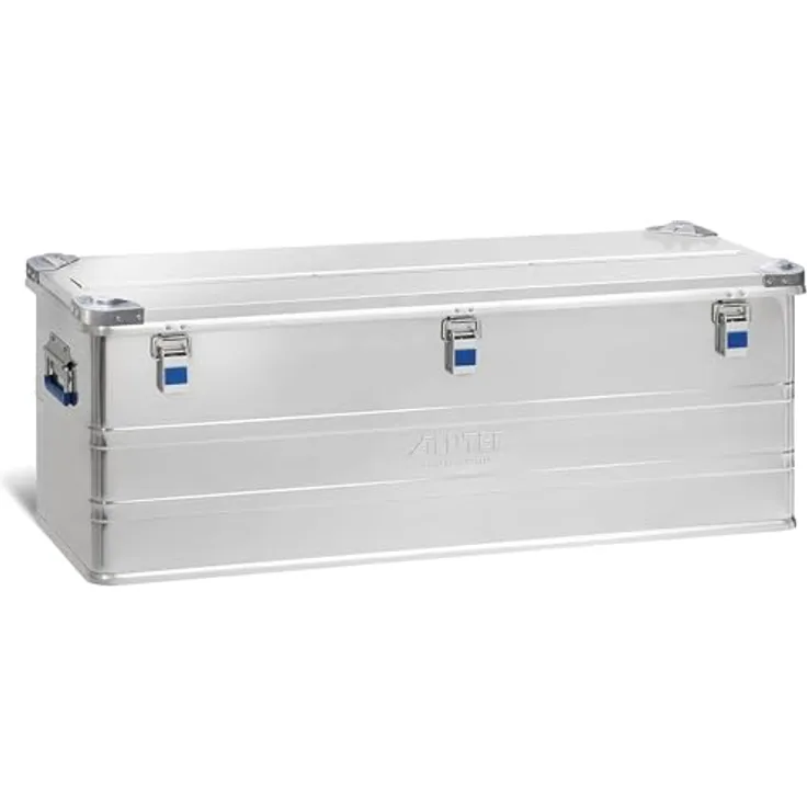 ALUTEC MÜNCHEN Aluminiumbox INDUSTRY 153, 153 l, staub-/spritzwassergeschützt, Innenmaße 1150 X 350 X 381 mm, Werkzeugbox, Gewicht 8,76 kg