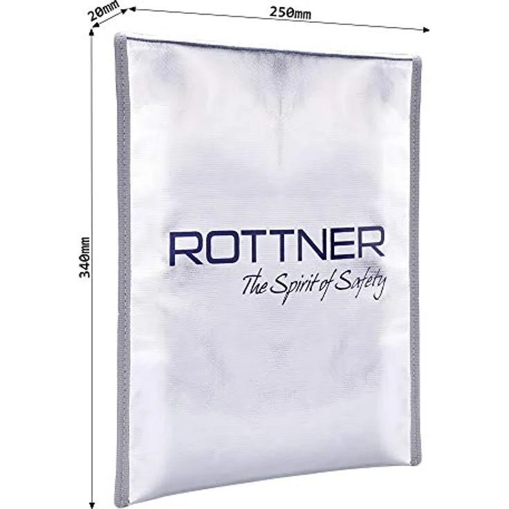 Rottner feuerfeste Dokumententasche DIN A4 – Bild 6