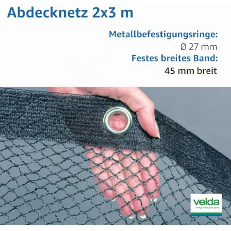 Velda Abdecknetz 2 x 3 m für Teiche – Bild 3