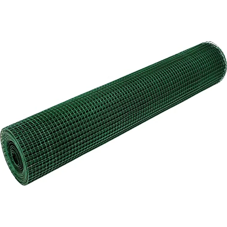 ECD Germany Volierendraht, verzinkter Stahl Drahtgitter Grün, 19x19mm Masche, 1x25m, 1,2mm dick, witterungsbeständig und flexibel – Bild 6