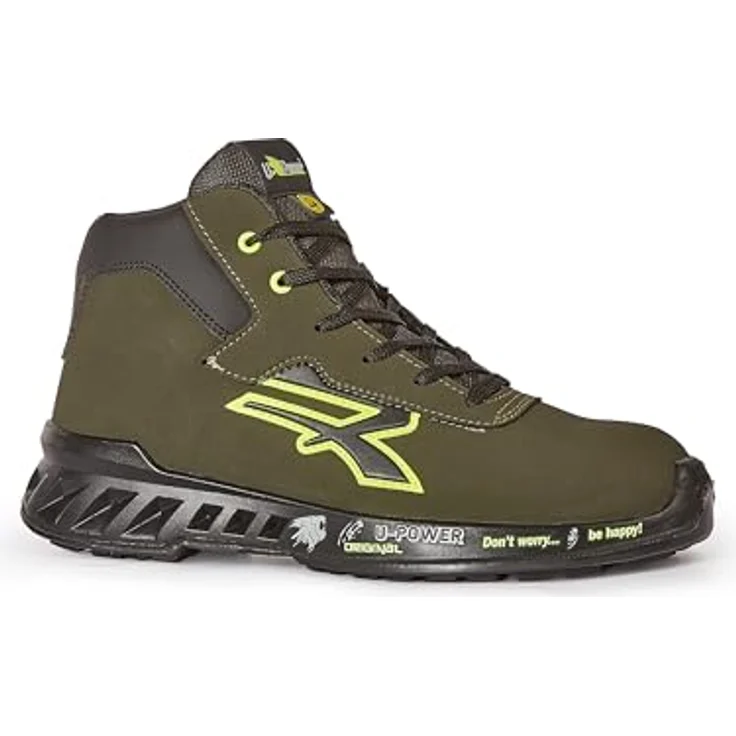 U-POWER Sicherheitshochschuh TYLER ESD S3 CI SRC, Mikrofaser in Leder-Optik, Größe 48, durchtrittsicher, atmungsaktive Aluminiumkappe, New Generation PU-Sohle – Bild 2