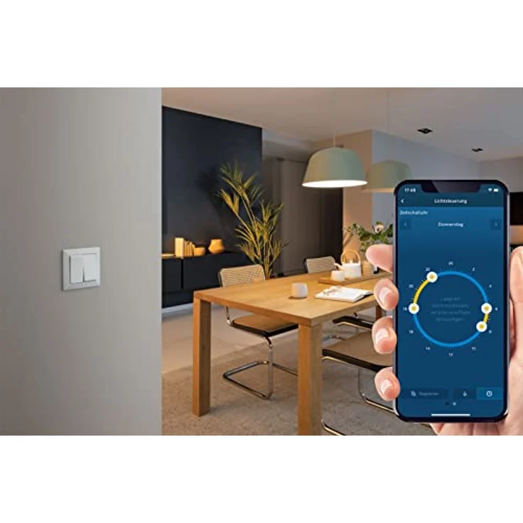 Bosch Smart Home Licht-/Rollladensteuerung II, multifunktionale Steuerung für Beleuchtung und Beschattung, kompatibel mit Amazon Alexa, Google Assistant und Apple HomeKit – Bild 3