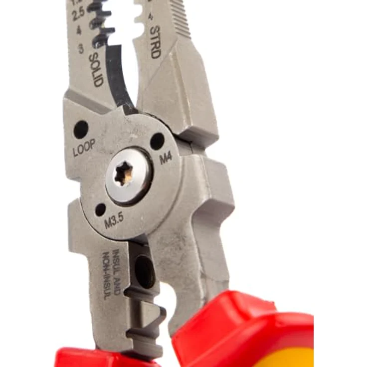 C.K T3910 210-RND, Elektronik- u. Feinmechanik Multifunktionszange, 210 mm, rot – Bild 4