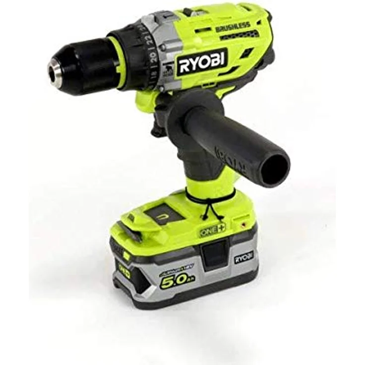 Ryobi 5133004391 Schlagbohrschrauber (18 V,Schlagbohrfunktion,2X Akku 2,0 5,0 Ah,Schnellspannbohrfutter) R18PD7-252S – Bild 3