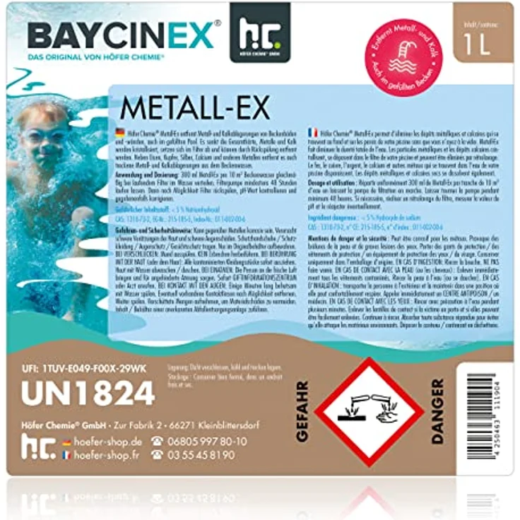 1 x 1 Liter BAYCINEX Metall-Ex in handlicher Flasche – Bild 6