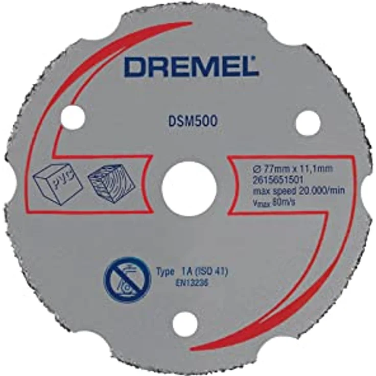 DREMEL DSM20 Mehrzweck-Karbidtrennscheibe (DSM500) - 2615S500JB – Bild 2