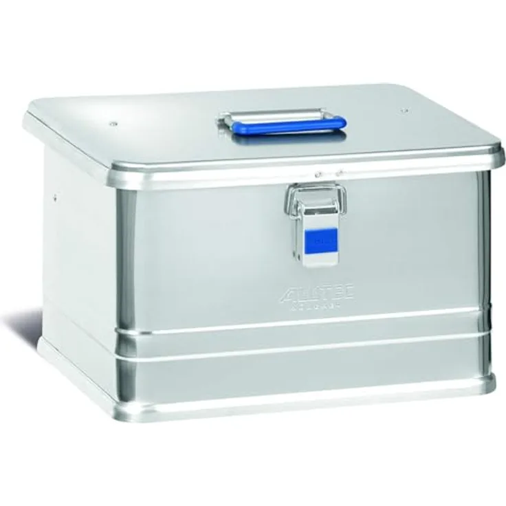 ALUTEC Aluminiumbox COMFORT 30, Werkzeugbox mit 30 l Volumen, staub-/spritzwassergeschützt, Innenmaße 400x300x248 mm, leicht und robust, 3,01 kg