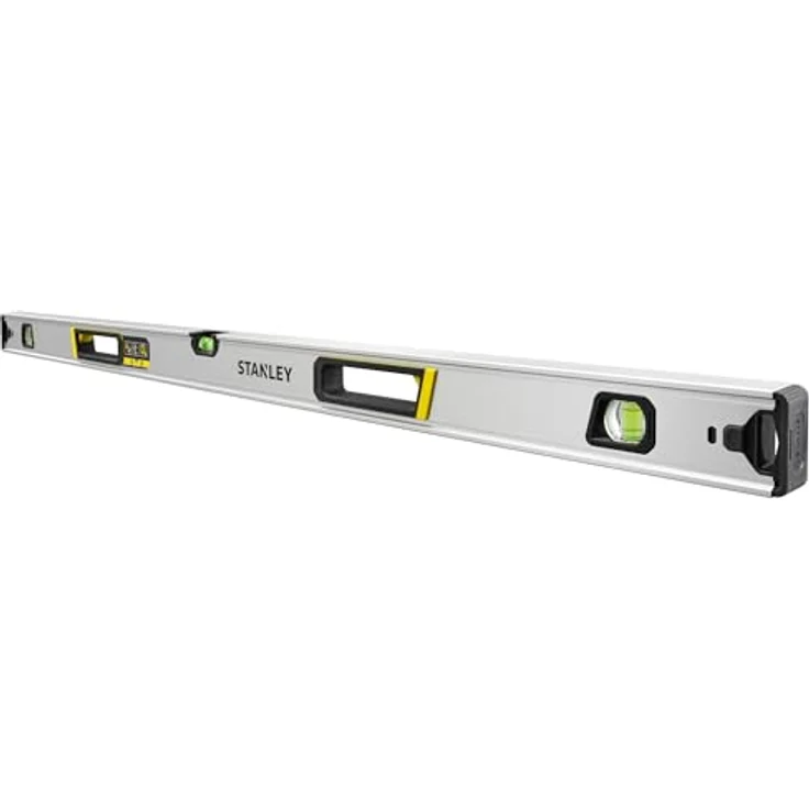 STANLEY FATMAX XTREME Hohlprofil-Wasserwaage 120 cm, Aluminium, vergrößerte Block-Libellen, durchgängige Messkante, stoßgedämpfte Gummi-Endkappen, FMHT43676-1 – Bild 4