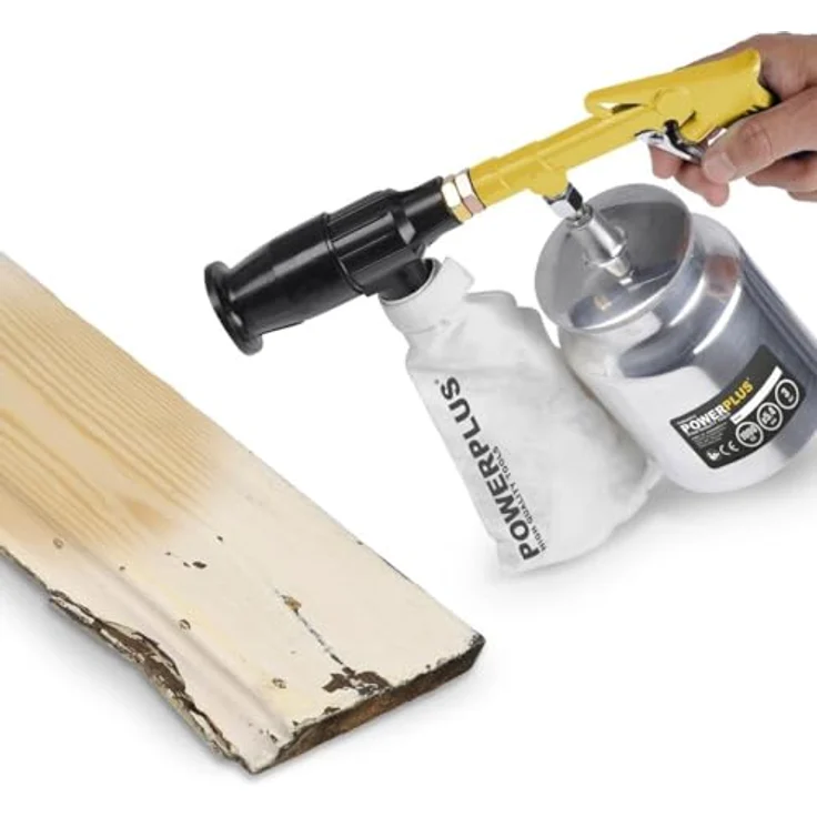 Varo Druckluft Sandstrahler Sandstrahlgerät Varo und 2 x Strahlsand und 4 Düsen – Bild 3