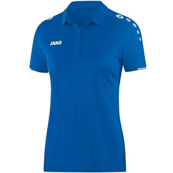 JAKO Herren Polo Classico, Polokragen mit Knopfleiste, Polyester-Jacquard, royal, 3XL, 6350 – Bild 3