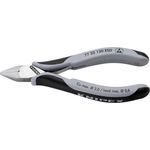 Knipex 77 32 130 ESD, Elektronik-Seitenschneider 130 mm mit lasergehärteten Schneiden und ergonomischem Design