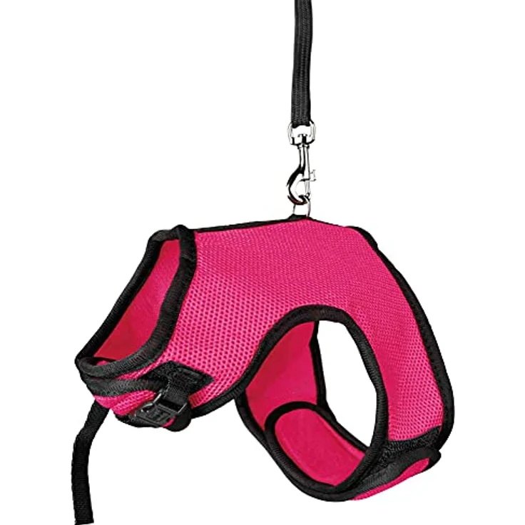 Trixie 61514 Softgeschirr mit Leine für große Kaninchen, Nylon, 25–40 cm, 1,20 m – Bild 4