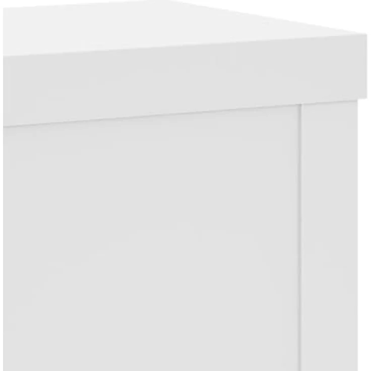 vidaXL Blumenständer Pflanzenständer 2 Stk. Weiß Holzwerkstoff 10x10x18 cm (2 St) – Bild 5