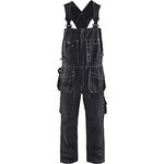 Blakläder Latzhose Multifunktion, 1 Stück, C52, schwarz, mit CORDURA-verstärkten Knien und Gesäßtaschen