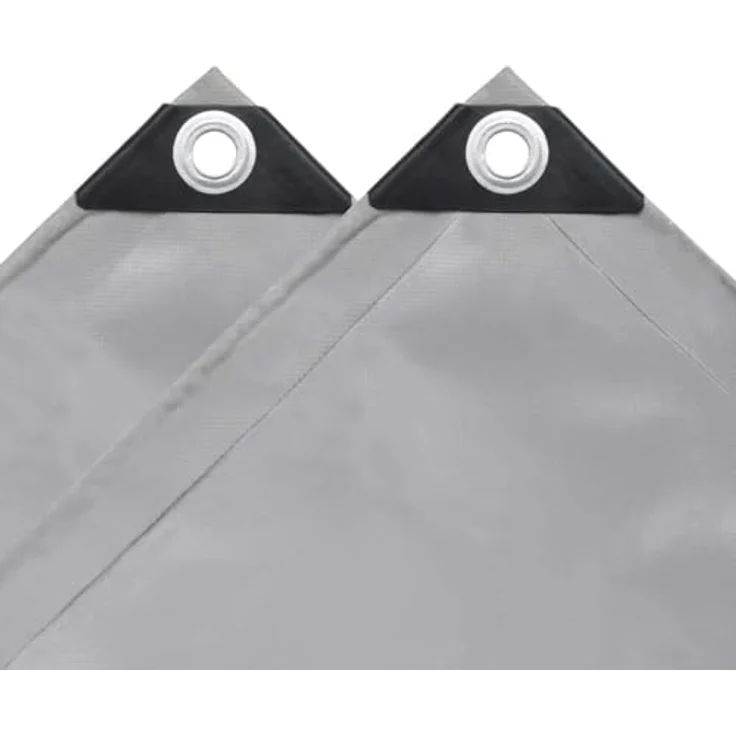vidaXL Abdeckplane 650 g-m² 4x5 m Grau – Bild 6