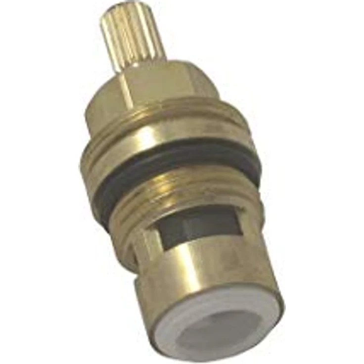 Kludi 7564100 Keramik-Oberteil 180° Ersatzteil Thermostat, Messing, G 1/2 Zoll AG, 180° Drehung – Bild 1