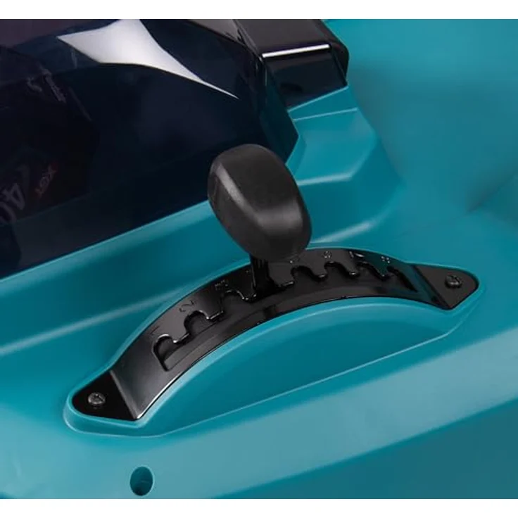 Makita Akku-Rasenmäher 'LM004GZ', max 40V, 43 cm Schnittbreite, 50 l, ideal für Rasenflächen bis 830 m², inkl. Mulchstopfen, zentral verstellbare Räder. – Bild 10